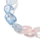 Natural Aquamarine & Rose Quartz Beads Strands(G-L610-B04-A01)-4