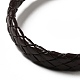 PU Imitation Leather Braided Cord Bracelets for Women(BJEW-M290-01K)-5