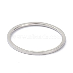 Non-Tarnish 1mm Polished Plain Dome Finger Ring for Girl Women, 304 Stainless Steel Ring, Stainless Steel Color, US Size 8(18.1mm)(RJEW-C012-02E-P)