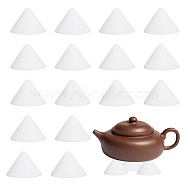 Porcelain Burning Kiln Support Bases, Cone, White, 14x9.5mm, 50pcs/bag(AJEW-WH0505-05)