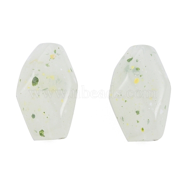 Непрозрачные акриловые бусины в стиле мраморного камня(OACR-G009-03C)-2