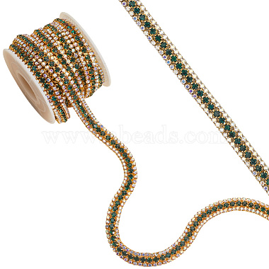 Iron Rhinestone Cup Chains(CH-WH20001-02B)-5