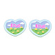 Transparent Printed Acrylic Cabochons(TACR-N016-04)-1