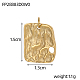 Textured 304 Stainless Steel Pendants(STAS-OY005-71G)-2