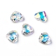 Electroplate Glass Beads(X-RGLA-L024-L02-001AB)-1