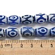 Blue Tibetan Style dZi Beads Strands(TDZI-NH0001-C11-01)-5