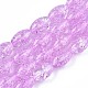 Transparent Crackle Glass Beads Strands(GLAA-S192-B-010D)-1