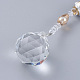 Faceted Crystal Glass Ball Chandelier Suncatchers Prisms(AJEW-G025-A03)-2