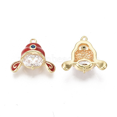 Brass Micro Pave Clear Cubic Zirconia Charms(KK-S356-076-NF)-2