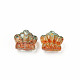 Two Tone Transparent Spray Painted Glass Beads(GLAA-Q092-02-C06)-3