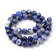 Natural South Africa Sodalite Beads Strands(G-S259-35-10mm)-2