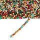 4 Farben Weihnachten 12/0 runde Glasperlen(SEED-X0058-01B)-3