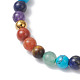 Chakra Natural Mixed Gemstone Beads Stretch Bracelets for Women(BJEW-JB12607-02)-3