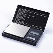 Weigh Gram Scale Digital Pocket Scale, 100g/0.01g, Digital Grams Scale, Food Scale, Jewelry Scale, without Battery, Black, 128.5x77x19.5mm(TOOL-G015-04B)