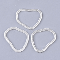 ABS Plastic Imitation Pearl Bead Frame, Creamy White, 51x41.5x3.5mm, Hole: 1.5mm(X-OACR-T022-01A)