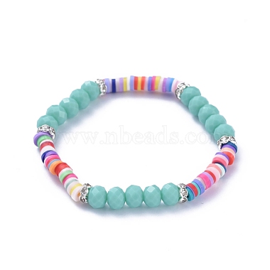 MediumTurquoise Glass Bracelets