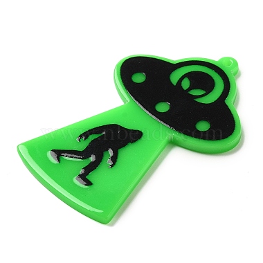 Opaque Acrylic Pendants(OACR-E034-02B)-2