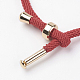 Bracelet en coton avec cordon torsadé(X-MAK-L012-04)-2