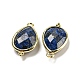 pendentifs à facettes en lapis-lazuli naturel(G-M431-15G-05)-2