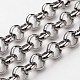 304 Stainless Steel Rolo Chains(X-STAS-M032-42P-5.7mm)-1