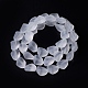 Transparent Frosted Glass Beads Strands(FGLA-S001-02F)-2