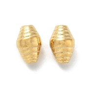 304 Stainless Steel Beads, Real 18K Gold Plated, Bicone, 9.5x6.5mm, Hole: 1mm(STAS-F309-B02)