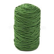 Cotton String Threads, for DIY Crafts, Gift Wrapping and Jewelry Making, Lime Green, 3mm, about 150m/roll(OCOR-F013-16)