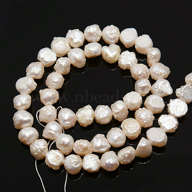 Natural Cultured Freshwater Pearl Beads Strands(PEAR-N002-04)-2