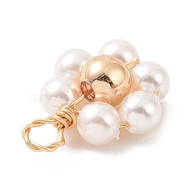 pendentifs en perles de coquillage et de perles naturelles(PALLOY-JF02105-01)-2