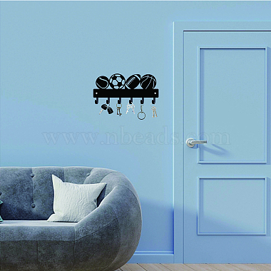 Iron Wall Mounted Hook Hangers(AJEW-WH0156-017)-7
