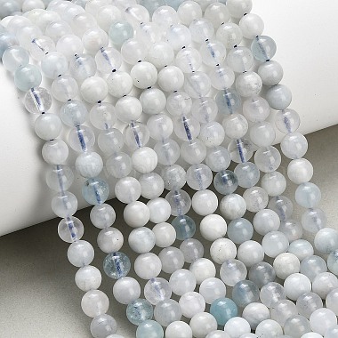 Aquamarin Perlenstr&auml;nge(X-G-F826-B01-6mm)-1