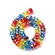 Electraoplate & Gradient Color Glass Beads Strands(LAMP-M023-01)-3