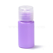 PET Bottles, Refillable Bottle, Travel Size Bottles with Flip Cap, for Skin Care Refillable Bottle, Column, Purple, 2.3x5.6cm, Hole: 13mm, Capacity: 10ml(0.34fl. oz)(MRMJ-K013-01F)