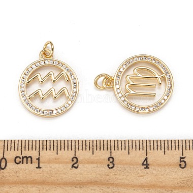 DIY Brass Micro Pave Cubic Zirconia Pendants(DIY-S030-36)-4