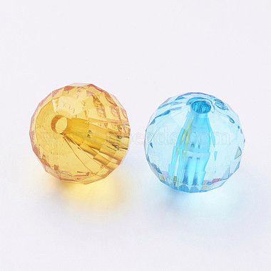 Transparent Acrylic Beads(PL544Y)-2