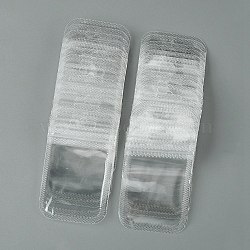 30Pcs Transparent Plastic Zip Lock Bags, Resealable Packaging Bags, Rectangle, Clear, 9x5.5x0.02cm, Unilateral Thickness: 2.3 Mil(0.06mm)(OPP-FS0001-06A)