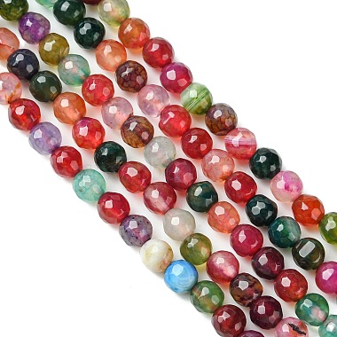 Natural Agate Round Beads Strand(X-G-L084-6mm-08)-4