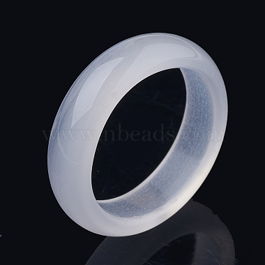 Natural Agate Rings(X-G-S279-42L)-3
