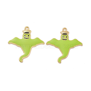 Halloween Theme Rack Plating Alloy Enamel Pendants(PALLOY-O109-52LG)-2