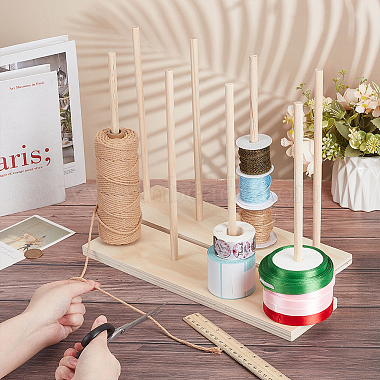 4 Spools Wooden Thread Holder(DIY-WH0308-732)-3