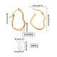 201 Stainless Steel Hoop Earrings(EJEW-UN0001-34G)-3