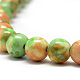 Chapelets de perle en jade d'un océan blanc synthétique(G-S254-6mm-C02)-4