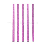 Lucky Star Origami Paper, Glitter Powder Folding Paper, Hot Pink, 25x1cm, 20pcs/bag(DIY-WH0011-C06)