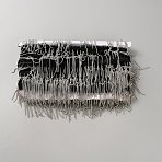 Gauze Iron Tassel Lace Edge Trim Ribbon, for Cloth Dress Sewing Accessories, Black, 3 inch(75mm)(OCOR-WH0101-115A)
