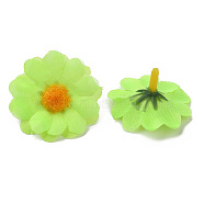 Handmade Silk Cloth Sunflower, Artificial Flower Head, For Wedding Party Decoration, Light Green, 40x16~17mm, Inner Diameter: 2mm(DIY-WH0134-A11)