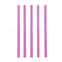 Lucky Star Origami Paper, Glitter Powder Folding Paper, Hot Pink, 25x1cm, 20pcs/bag(DIY-WH0011-C06)