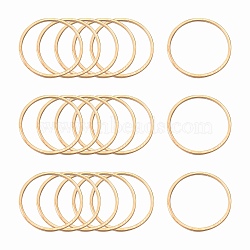 Brass Linking Rings, Lead Free & Nickel Free, Ring, Light Gold, 20x1mm, about 1000pcs/bag(X-KK-S327-06KC-20mm)