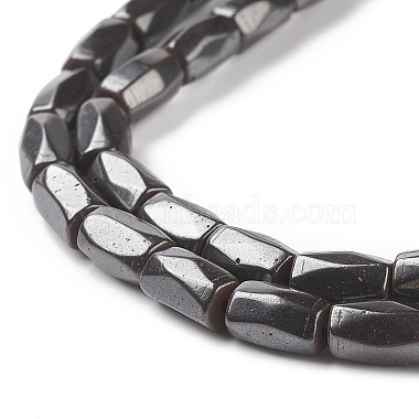 Magnetic Synthetic Hematite Beads Strands(IM302)-3