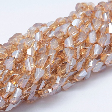 Electroplate Glass Beads Strands(EGLA-G018-L)-3