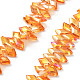 Electroplate Rhombus Glass Beads Strands(EGLA-A036-12A-FR01)-1